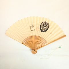 扇子　和扇子　和装小物　肌色　和柄　ストラップ付き　昭和レトロ　AKT7-5