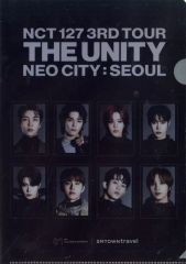 [중고] 클리어 파일 NCT 127 A4 클리어 파일 [NCT 127 3RD TOUR 'NEO CITY:SEOUL - THE UNITY'] SM GLOBAL PACKAGE 특전
