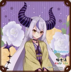 【中古】コースター ラプラス・ダークネス(等身/浴衣ver.) オリジナルコースター 「バーチャルYouTuber ホロライブ×極楽湯・RAKU SPAコラボ第四弾 フロライフ」 コラボメニュー注文特典