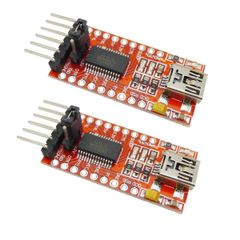 【特価商品】FT232RLモジュール 5V 3.3V USB to 2個 TTL シリアル コンバーター KKHMF アダプター モジュール Arduinoに対応