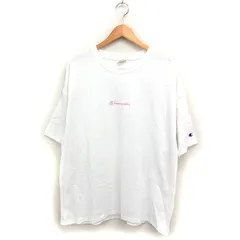 チャンピオン CHAMPION バックプリント ビッグ Tシャツ カットソー 半袖 丸首 コットン 綿 L ホワイト 白 /FT6