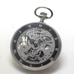 認定中古品のエポス（epos）/スケルトン懐中時計/2089/ローマン数字/epos-102