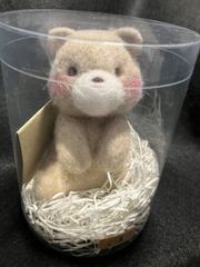 【羊毛フェルトマスコット】・くま