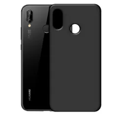 P20 Lite ケース  耐衝撃 シンプル さらさら ハード ケース 【Color】 ブラックのサムネイル