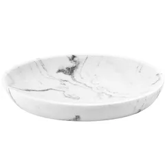 新品　洗面台トレイ 小物トレイ 乾燥 石けん皿 洗浄しやすい 洗面所、浴室、お風呂に 引っかき防止 サイズ: ソープトレー 樹脂+砂 13.5*9.7*2.5cm 石鹸置き Sand ソープディッシュ Luxspire white 石鹸トレイ