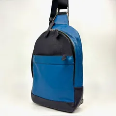 COACH コーチ ボディバッグ ショルダーバッグ 斜め掛け ブラック ブルー メンズ レディース ユニセックス B-240