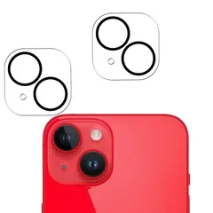KPNS いPhone 14 / iPhone 14 Plus カメラ保護【2枚セット】 日本素材製 強化ガラスアイフォン 14 / 14 プラス カメラフィルム iPhone14 / iPhone14Plusレンズ カバー 保護フィルム 0
