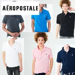 新品未使用 エアロポステール ポロシャツ ero-002　ポロシャツ メンズ 半袖 無地 鹿の子 POLO  Aeropostale エアロポステール　新品未使用のサムネイル