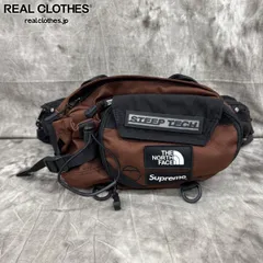 SUPREME シュプリーム ノースフェイス バッグ ウエストポーチ ブラウン 中古・古着通販】THE NORTH FACE (ザ ノース フェイス) SUPREME