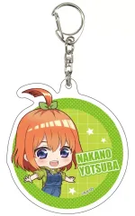 【中古】キーホルダー 中野四葉 「五等分の花嫁∽ アクリルキーホルダー 03.らいはコーデver. ミニキャライラスト」