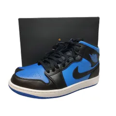 NIKE ナイキ Nike Air Jordan 1 Mid Black/White/Royal Blue DQ8426 042 27.5 ブルー×ブラック