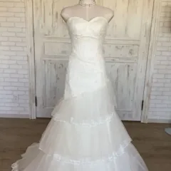 花嫁 ドレス ウエディングドレス 前撮りドレス ウェディングドレス 二次会ドレスオフショルダー オフショル 前撮り ドレス 花嫁 かわいい 花嫁 二次会ドレス フォトウェディング 可愛い シンプル 後撮り 結婚式  スレンダーライン WD-9(5T)