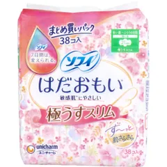 ソフィ はだおもい 極うすスリム 多い昼-ふつうの日 羽つき 21cm 38枚入のサムネイル