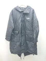 ■ GU x UNDERCOVER コラボ フード バックプリント ジップアップ 中綿 長袖 ジャケット サイズS ブラック レディース E 【1310300005445】