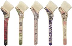 刷毛 ねこハケ 5種類 5本セット ブラシ DIY 猫 ねこ 雑貨【在庫SALE】