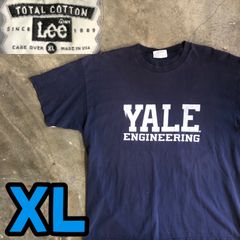 T5977 Lee YALE カレッジ　プリントTシャツ USA製　古着