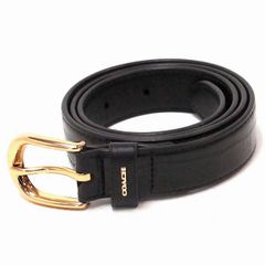【新品 未使用】コーチ ベルト COACH コーチ アウトレット グレース レザー レディース ベルト  C360IMBLK