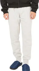 Y's factory 裏起毛 スウェット ロングパンツ メンズ リブ ジョガーパンツ 長ズボン ウエストゴム 裾ゴム ストレッチ素材 Mサイズ(ライトグレー,  M)