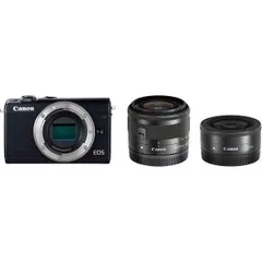 THAO PHUONG　 Canon EOS M100　レンズ2本セット Canon EOS M100 Two Lens Kit (White) 24.2-megapixel