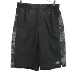 adidas アディダス トレーニング ショートパンツ L ブラック系 メンズ 古着