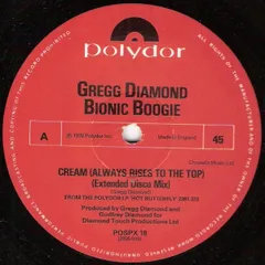 英12” Gregg Diamond, Bionic Boogie Cream (Always Rises To The Top) POSPX18 Polydor /00250