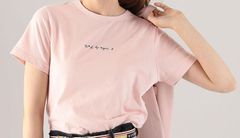 agnes b. アニエスベー レディース Tシャツ ピング　to b by 真ん中小さいロゴ