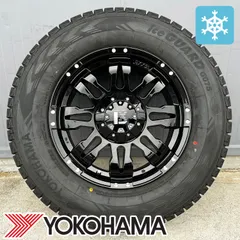  ランドクルーザープラド 150系 スタッドレスタイヤホイールセット 17インチ Balano バレーノ ヨコハマ アイスガード SUV G075 265/65R17 265/70R17のサムネイル