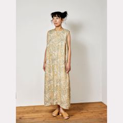 bighug リネンペイズリー ドレス