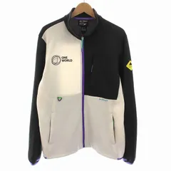 バートン BURTON POLARTEC ONE WORLD ジャケット ブルゾン ジップアップ L 黒 ダークグレー 白 ホワイト /YMのサムネイル