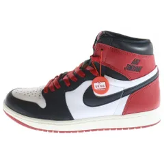 NIKE (ナイキ) AIR JORDAN 1 RETRO HIGH OG BLACK TOE REIMAGINED DZ5485-106 エア ジョーダン 1 トゥ リイマジンド つま黒 ハイカットスニーカー US9.5/27.5cm
