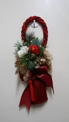 no.8 ハンドメイド しめ縄飾り しめ縄 おしゃれ 造花 お手入れ不要