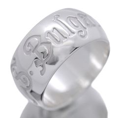 ブルガリ BVLGARI セーブザチルドレン 125周年アニバーサリーリング ワイド 11号 シルバー Ag925 レディース 女性 メンズ 男性 【中古】