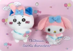 【中古】アクセサリー(非金属) ハチワレ×マイメロディ ペアブローチ 「ちいかわ なんか小さくてかわいいやつ×サンリオキャラクターズ」