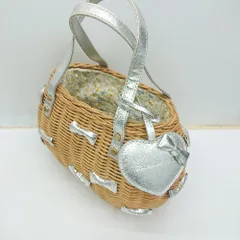 ◇ SAMANTHAVEGA サマンサベガ カゴバッグ ブラウン レディース E  【1408220027279】