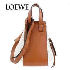 ロエベ バッグ LOEWE HAMMOCK ANAGRAM SMALL BAG A538S35X29 2426 ECRU + TAN ハンモック アナグラム スモール エクリュ タン レザー 本革