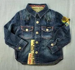 ジャンクストアー JUNK STORE 長袖デニムシャツ  95cm 子供服 中古