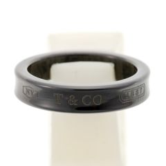 ティファニー / TIFFANY&Co.　1837 ナロー リング　チタン　ブラック　# 9  【中古】 商品番号 S-158030
