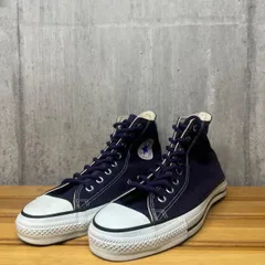 極美品 レアカラー 90s CONVERSE ALL STAR HI made in USA デッドストック　パープル　紫　茄子紺　ナス紺