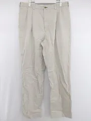 ◇ TOMMY HILFIGER トミーヒルフィガー シンプル ツータック チノパンツ サイズ36×32 ベージュ系 メンズ P 1307250017468