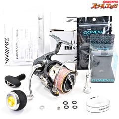 ★☆【ダイワ】 20ルビアス LT 4000-CXH ゴメクサス41mmカスタムハンドルノブ装着 リールスタンド付 DAIWA LUVIAS★☆m39971