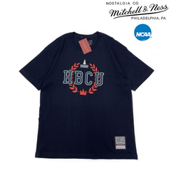 ミッチェルアンドネス NCAA 半袖 Tシャツ(XL)紺 250407