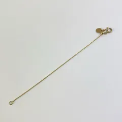 agete(アガット) アクセサリー美品  - K10YG 延長チェーンのサムネイル