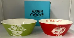 ムーミン サラダボウル 食器 2個セット スナフキン リトルミイ 山加商店