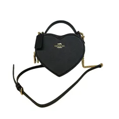 新品 COACH  Crossbody  ハートブラック 公式】コーチアウトレット | ハート クロスボディ