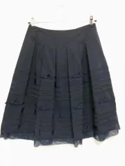 【新品】エムズグレイシー スカート サイズ40 シースルー リボン リネン M'S GRACY 2023 Spring Collection | msgracy