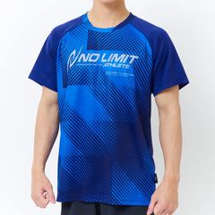 ニシ NISHI グラフィックジャガードTシャツ 2811A571 400 陸上 プラクティス 部活 ドライ 吸汗速乾 ネイビー系 紺系 Mサイズのサムネイル