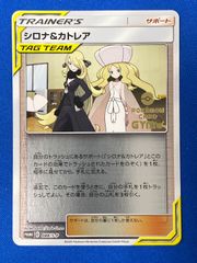 ポケモンカード 【プロモ】 088/S-P シロナ＆カトレア (箔押し)