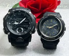 恋人たちのGショックペアウォッチ gショック 人気  婚約　夫婦 高級　クリスマス プレゼント おすすめG-SHOCK BABY-G   カシオ 2本セット  G-MS 電波ソーラー クォーツ GA-2000S-1AJF BGA-150FL-1AJF
