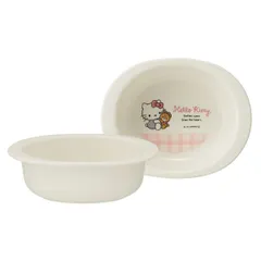 ボウル 小鉢 ベビー用 PP製 290ml ハローキティ （ サンリオ キティ ベビー用食器 抗菌 ベビー 食器 耐熱 プラスチック 皿 食洗機対応 レンジ対応 日本製 お皿 小皿 抗菌加工 軽量 割れにくい 離乳食 子供用 かわいい プレゼント ）