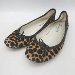◇ ⊇ Repetto レペット ベロア生地 バレエシューズ サイズ35 ブラック系 レディース E  【1502180030543】